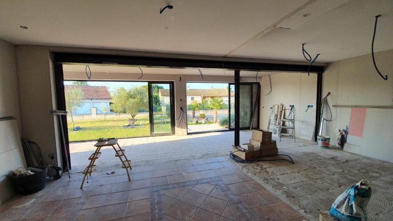 Suivi chantier travaux agrandissement Pamiers