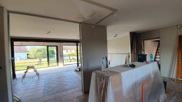 Suivi chantier travaux agrandissement Pamiers