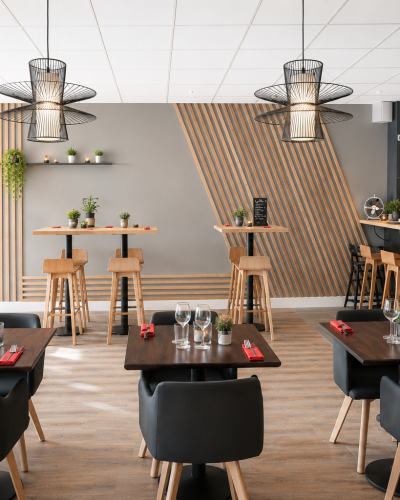 aménagement et decoration restaurant Castanet Tolosane